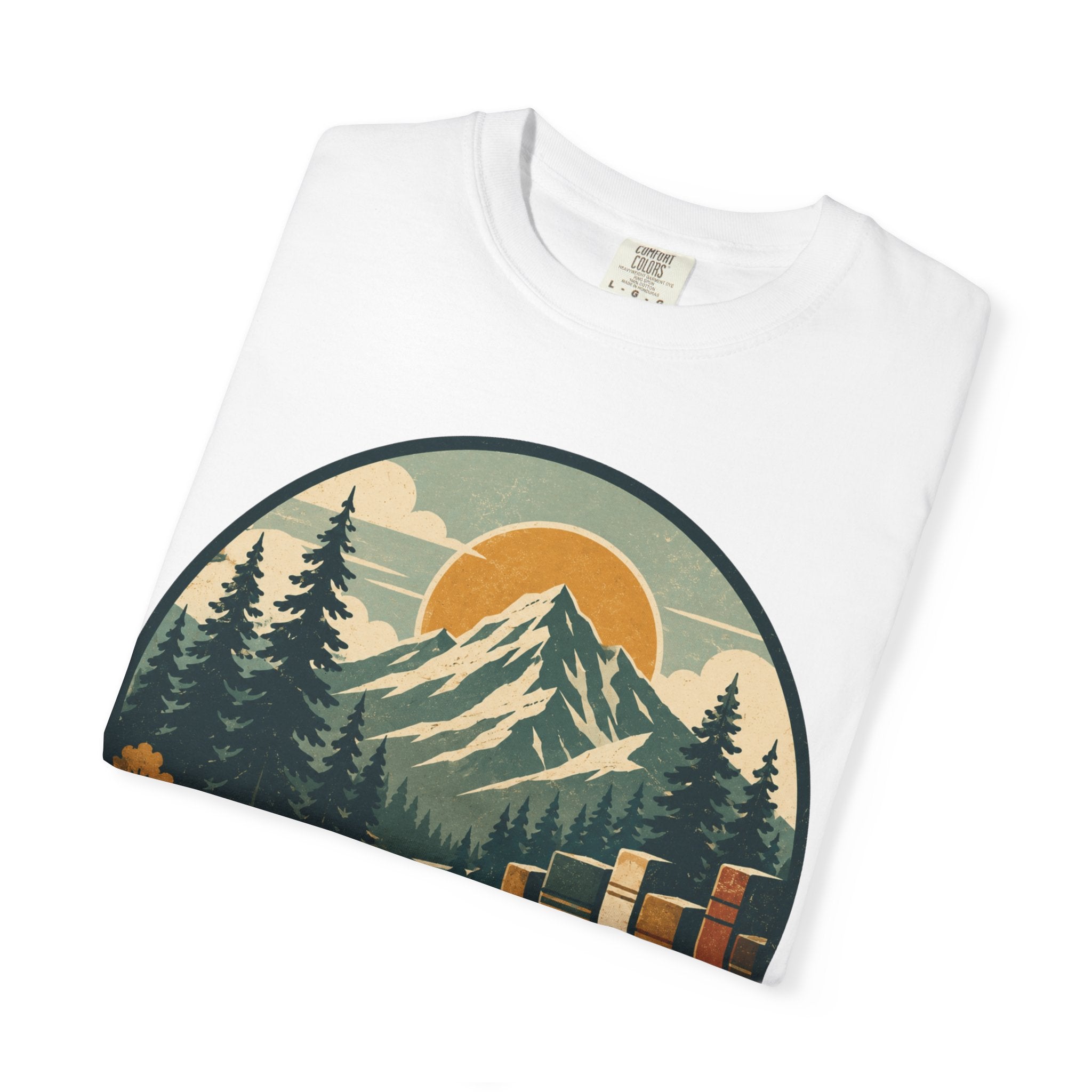 Mountain Peak and Forest Circle