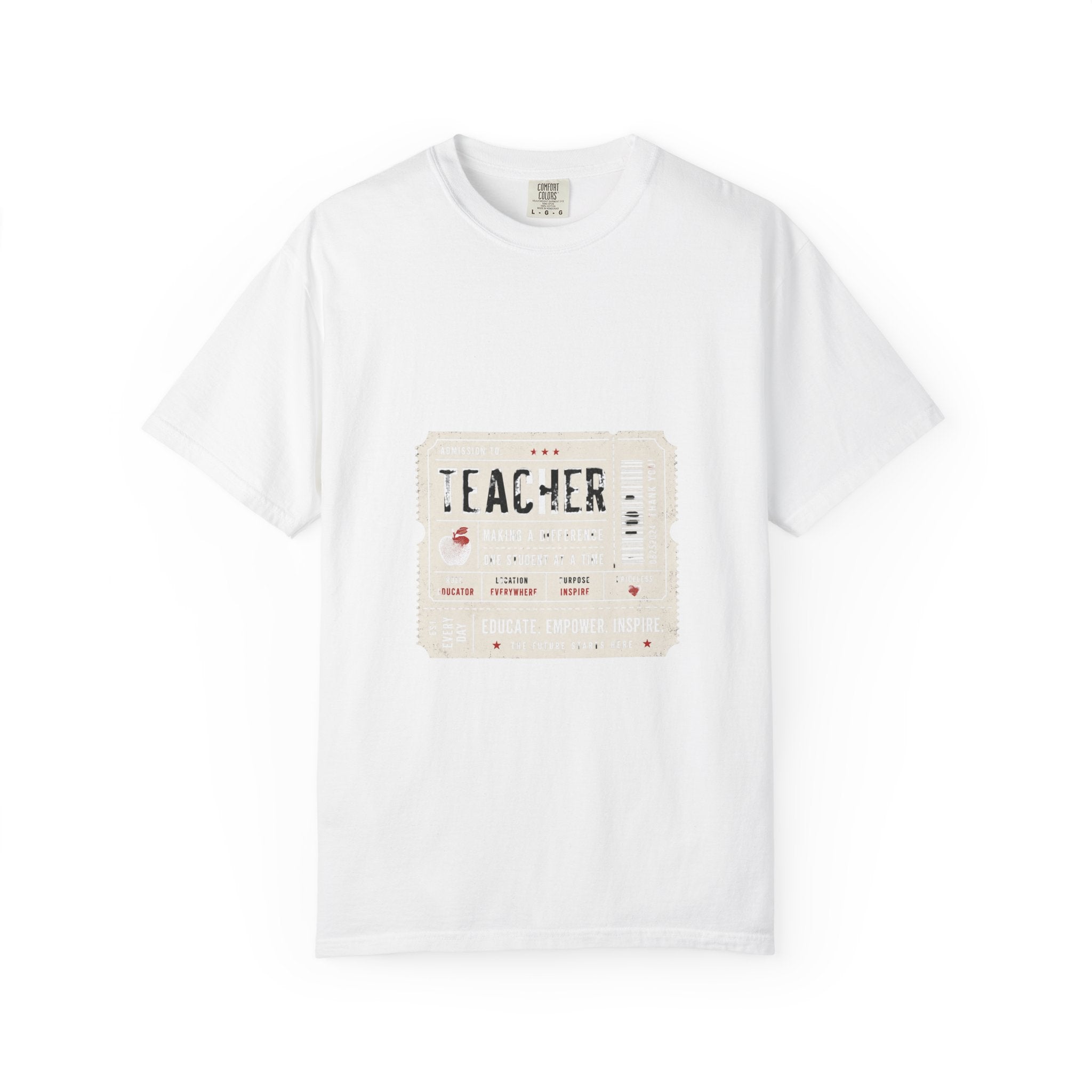 Teacher Appreciation Vintage Admission Ticket Design