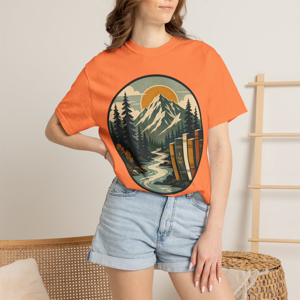 Mountain Peak and Forest Circle