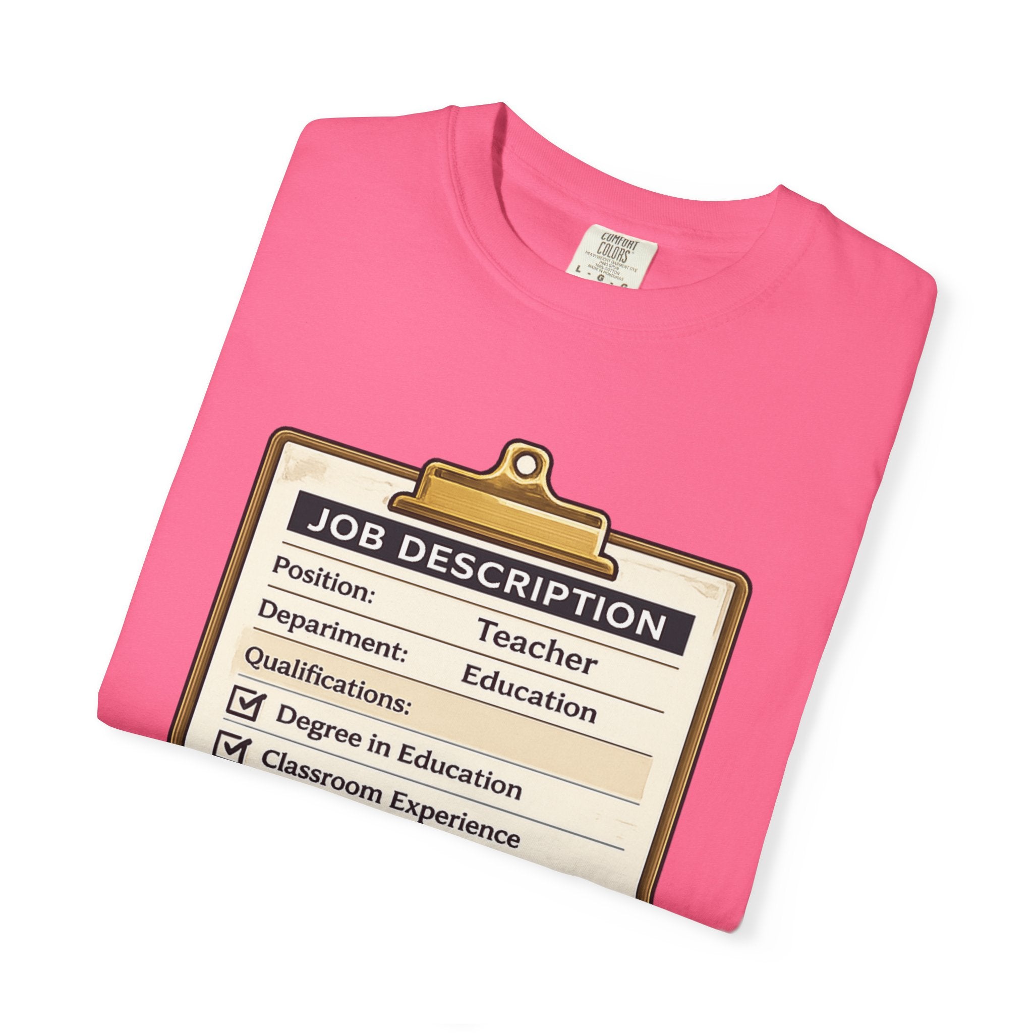 Teacher Job Description Clipboard
