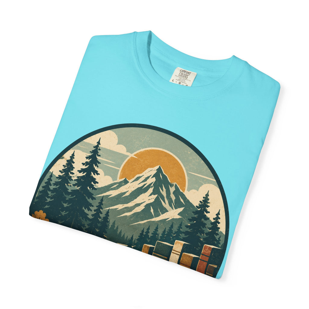 Mountain Peak and Forest Circle