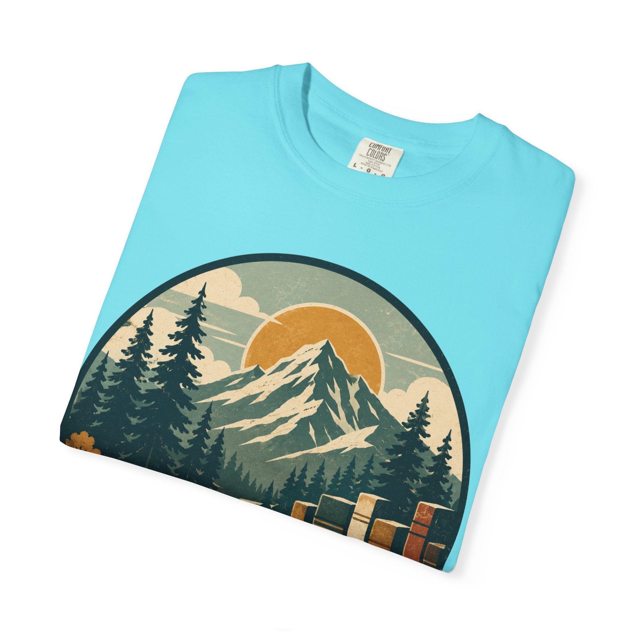 Mountain Peak and Forest Circle