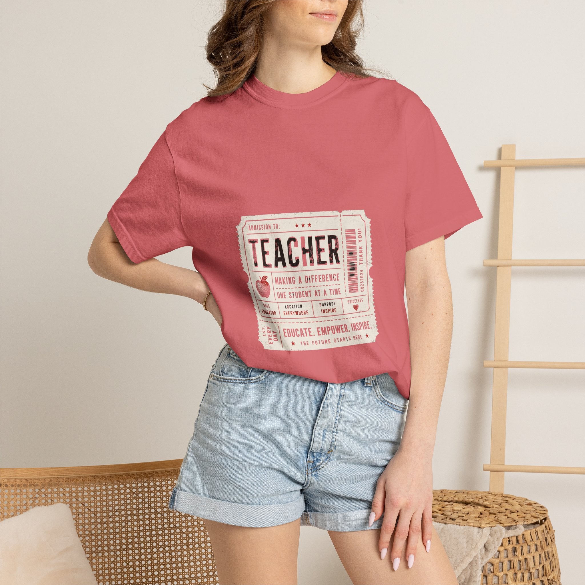 Teacher Appreciation Vintage Admission Ticket Design