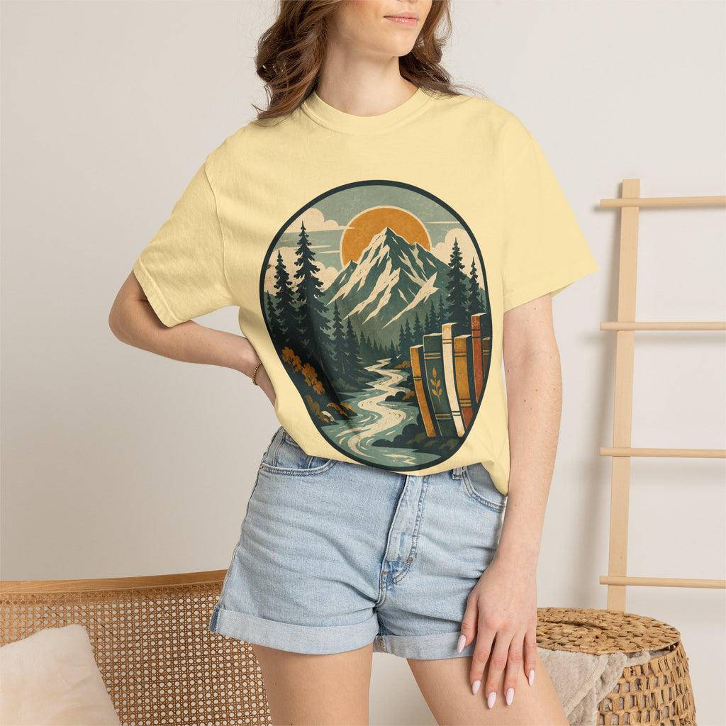 Mountain Peak and Forest Circle