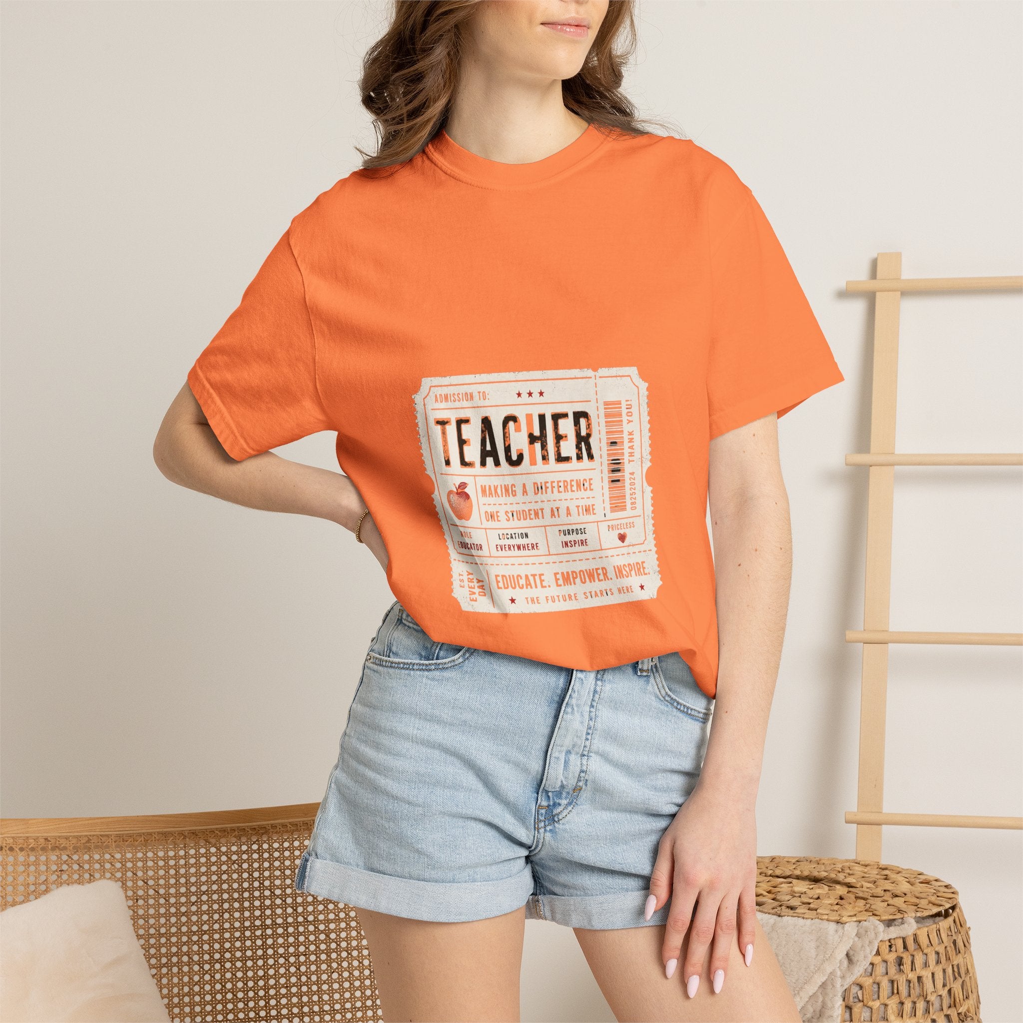 Teacher Appreciation Vintage Admission Ticket Design