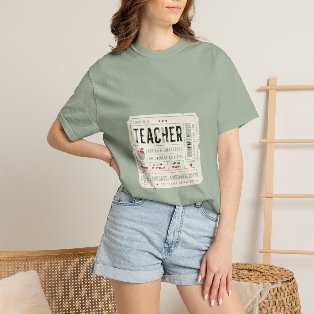 Teacher Appreciation Vintage Admission Ticket Design