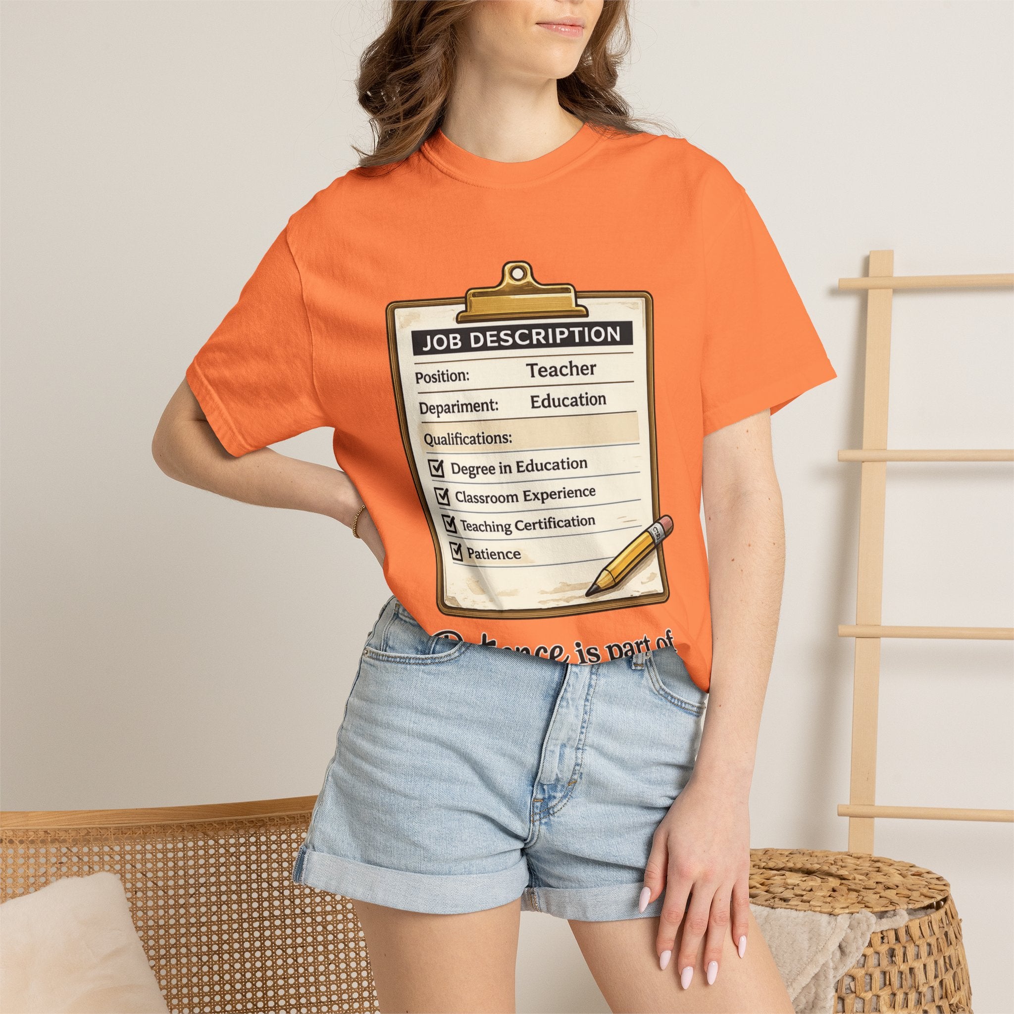 Teacher Job Description Clipboard