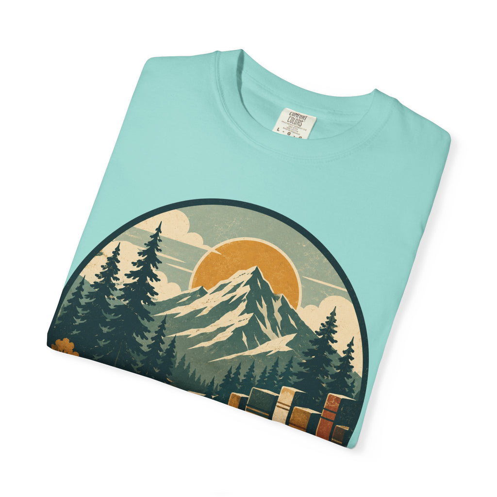 Mountain Peak and Forest Circle