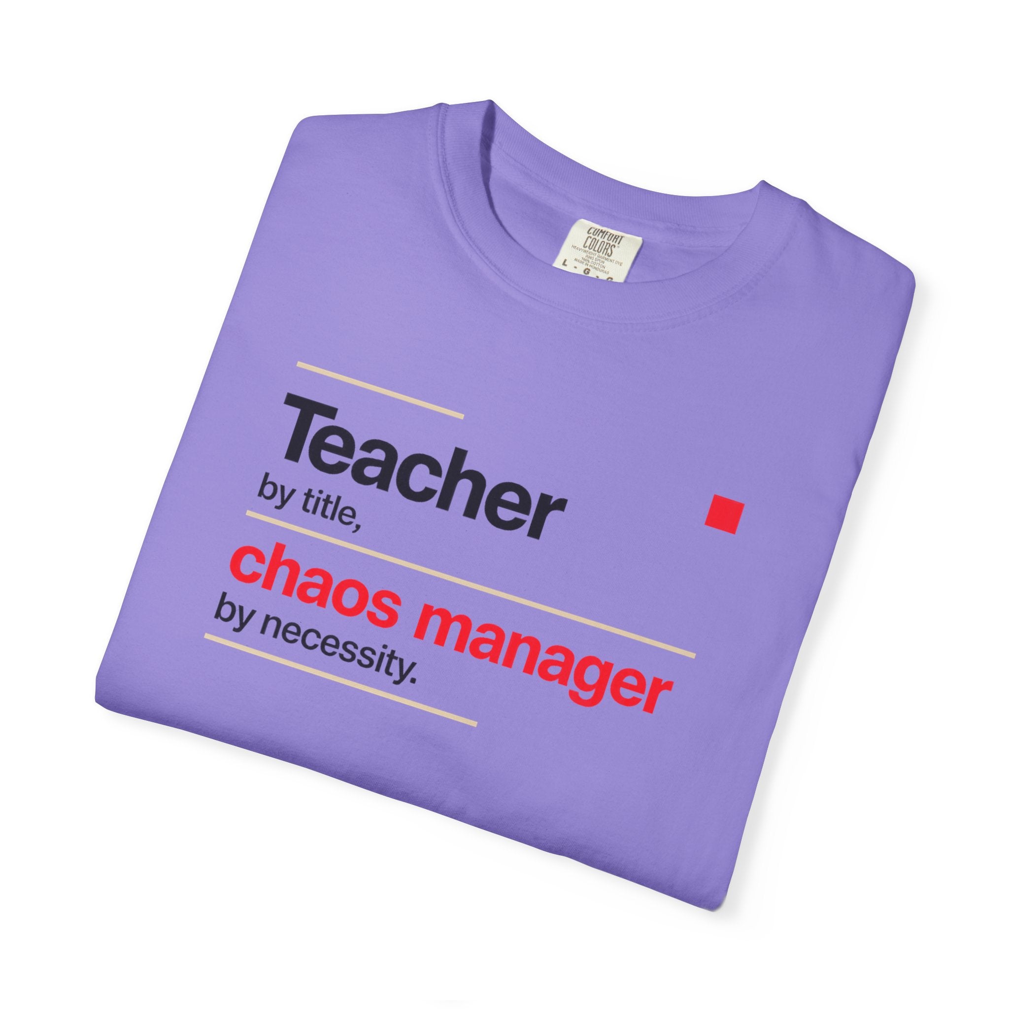 Teacher by Title Chaos Manager by Necessity