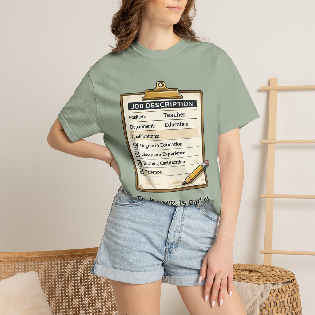 Teacher Job Description Clipboard