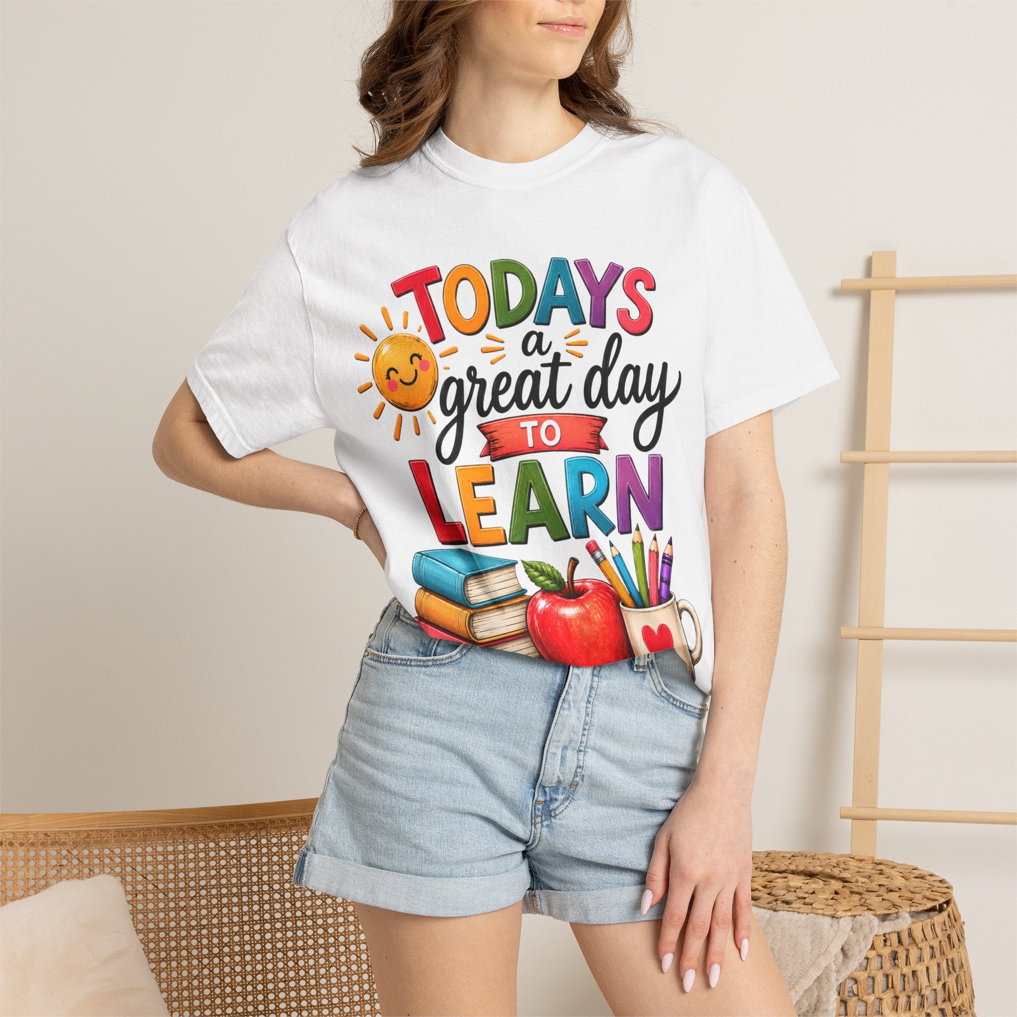 Todays a Great Day to Learn T-Shirt | Teacher School Learning Design