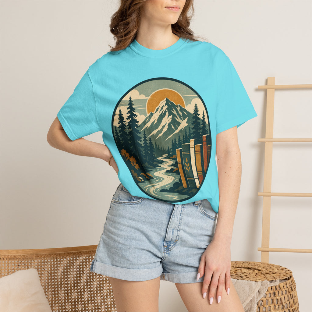 Mountain Peak and Forest Circle
