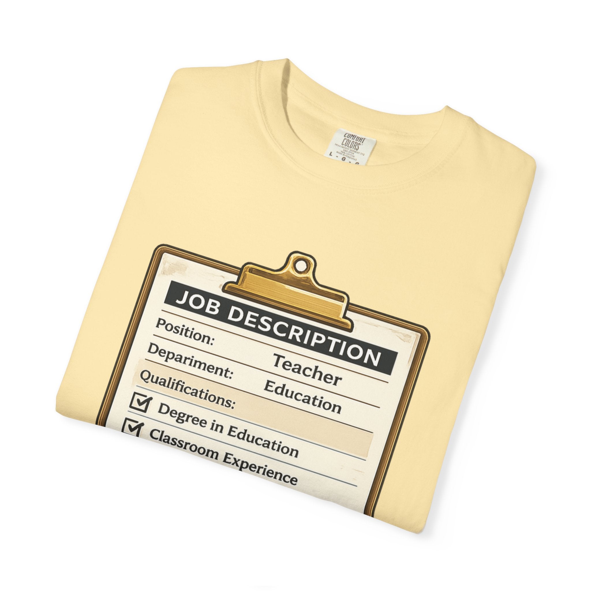 Teacher Job Description Clipboard