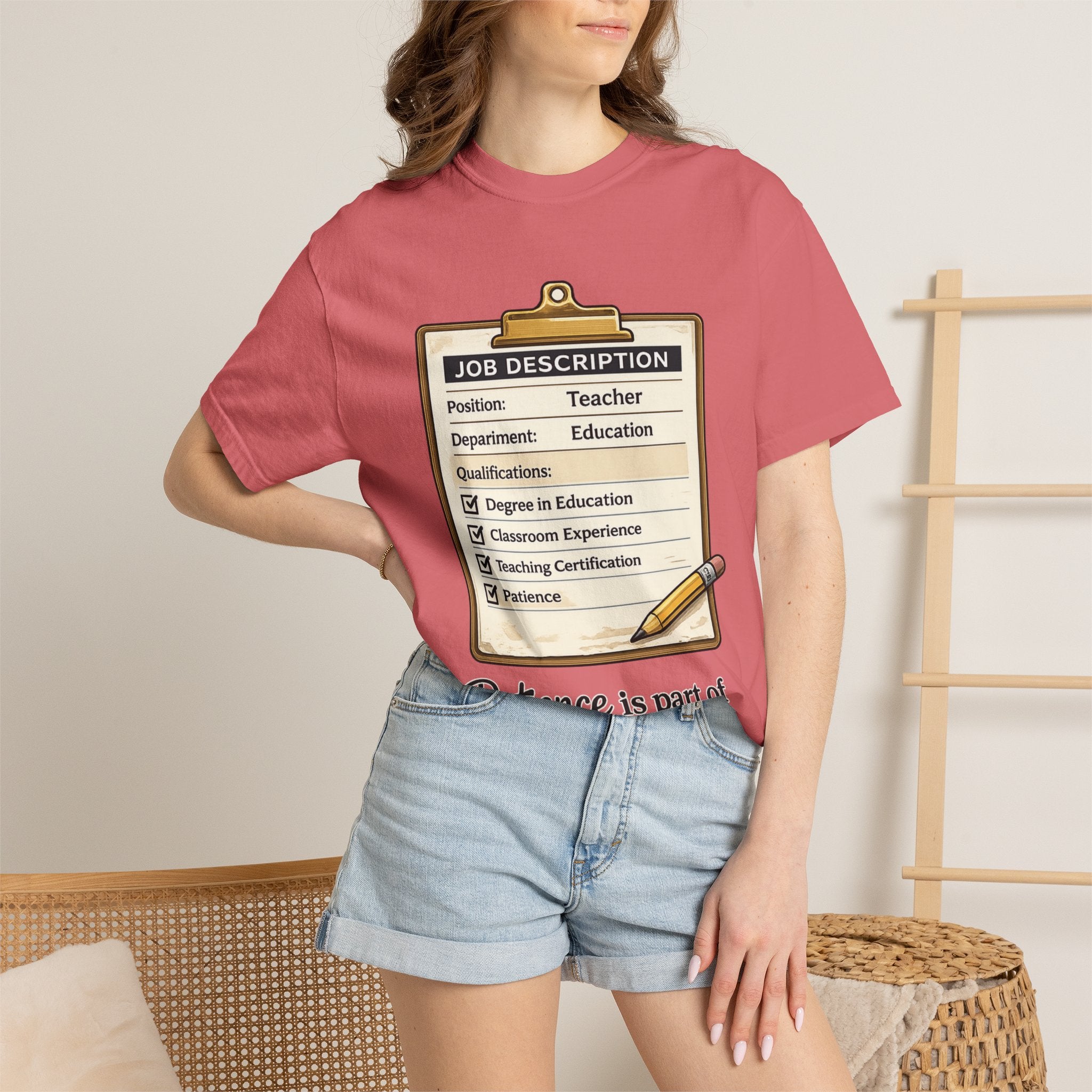 Teacher Job Description Clipboard