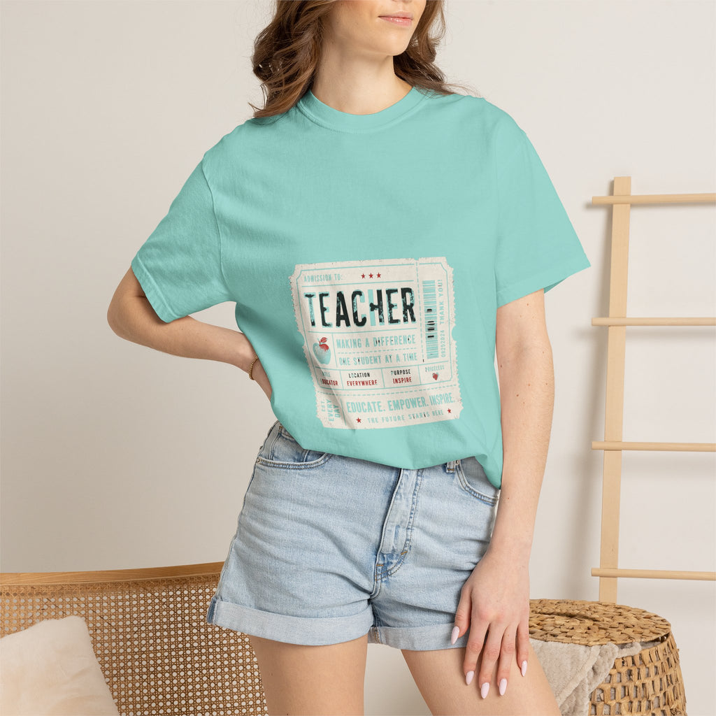 Teacher Appreciation Vintage Admission Ticket Design