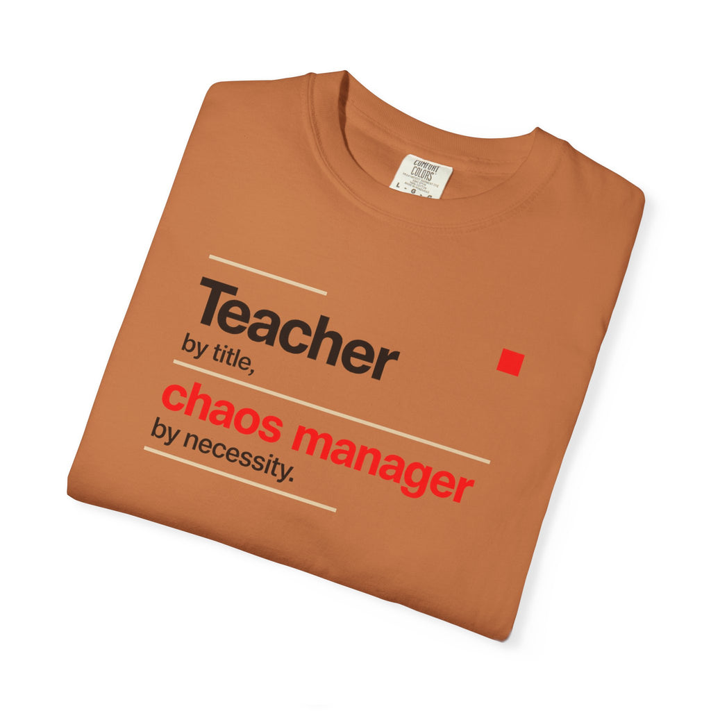 Teacher by Title Chaos Manager by Necessity