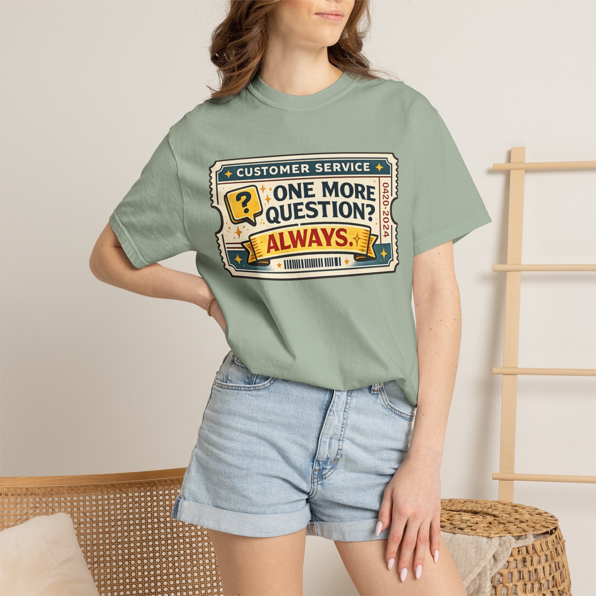 Vintage Customer Service Ticket Design